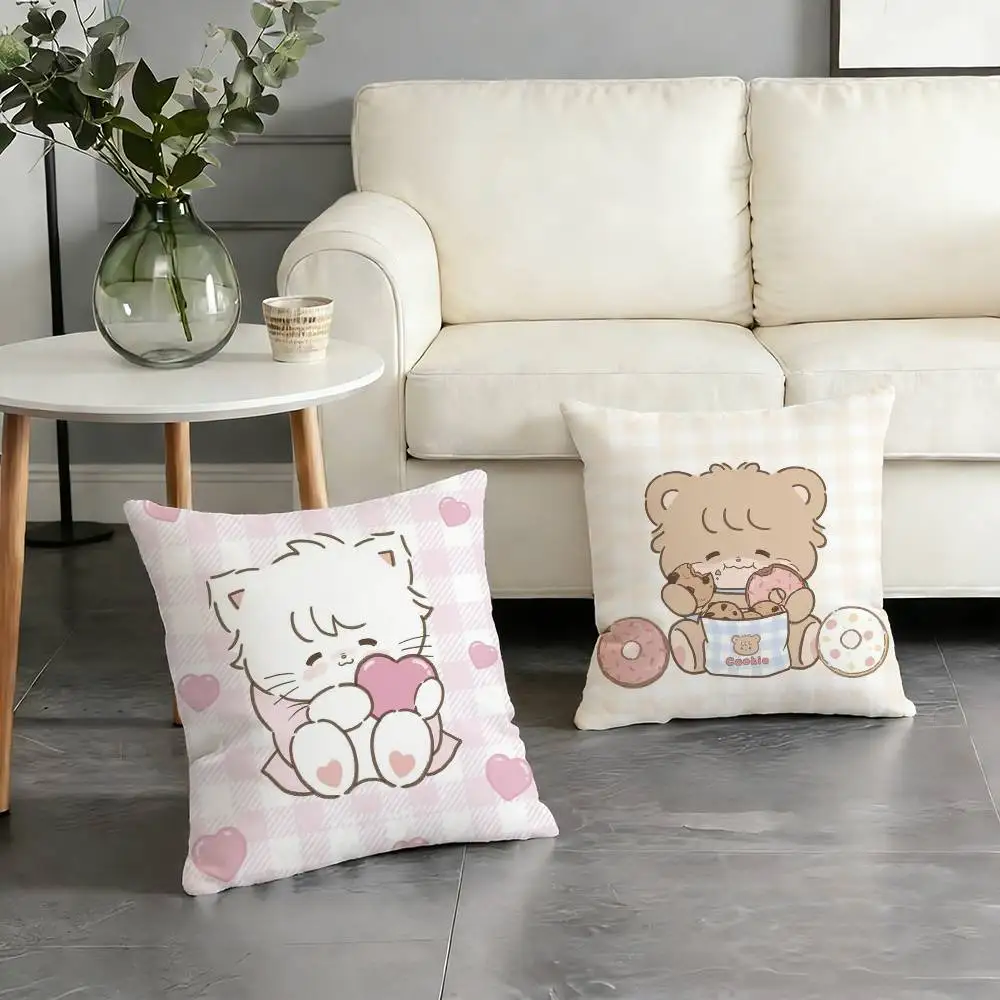 M-Mikko I-Illustrations Pillow Case for Sofa Living Room Home office Decor Protective Cover