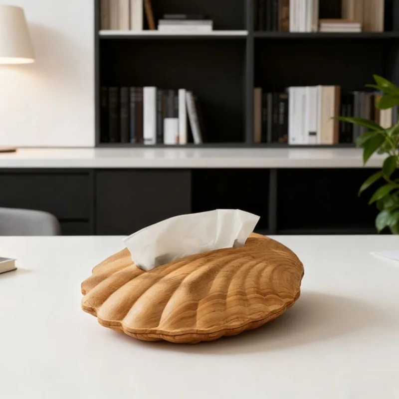 Shell tissue box model room hotel living room coffee table carton storage home