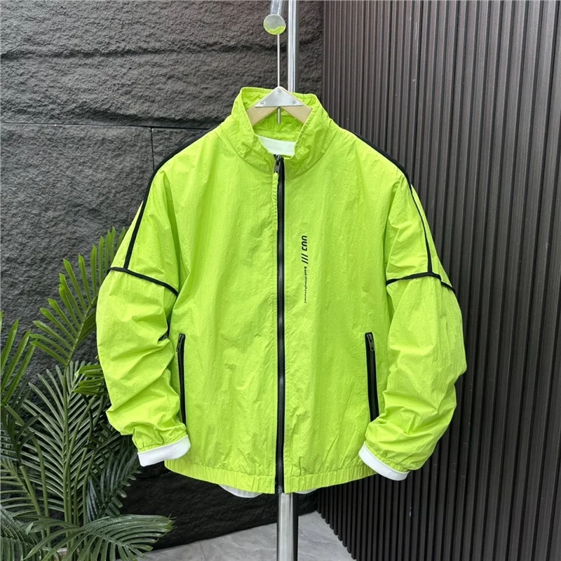 

American Sle Summer Large Size 300 Pou Sun Protection Jaet Men's Coat Original Design Upper Body Jaet for Youth Couples