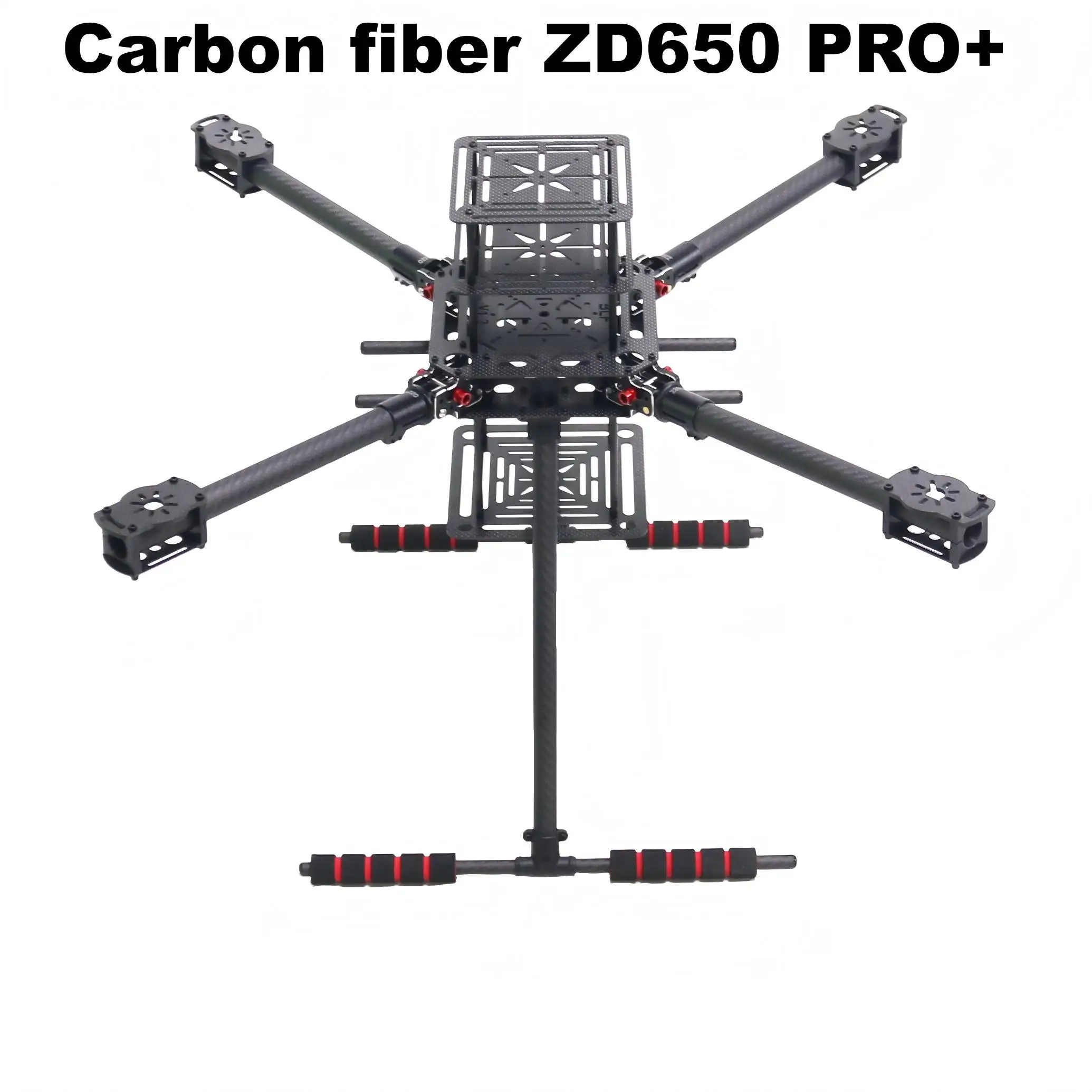 

BCUBE ZD650 PRO+ 650mm Ardupilot Pixhawk Carbon fiber Quadcopter Frame FPV Quad with Carbon Fiber Landing Skid Motor 40A ESC