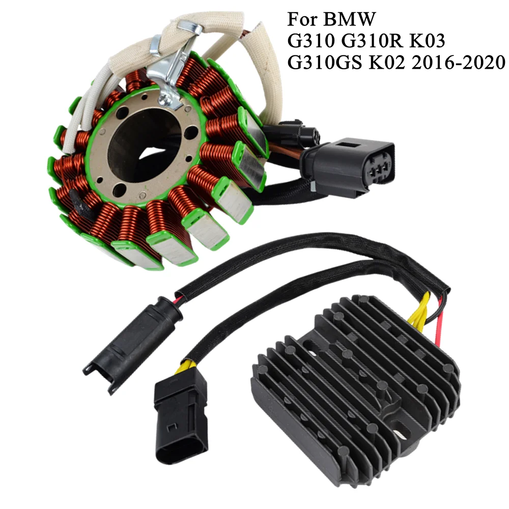 

G 310 Motorcycle Stator Coil + Voltage Regulator Rectifier for BMW G310 G310R K03 G310GS K02 2016 2017 2018 2019 2020