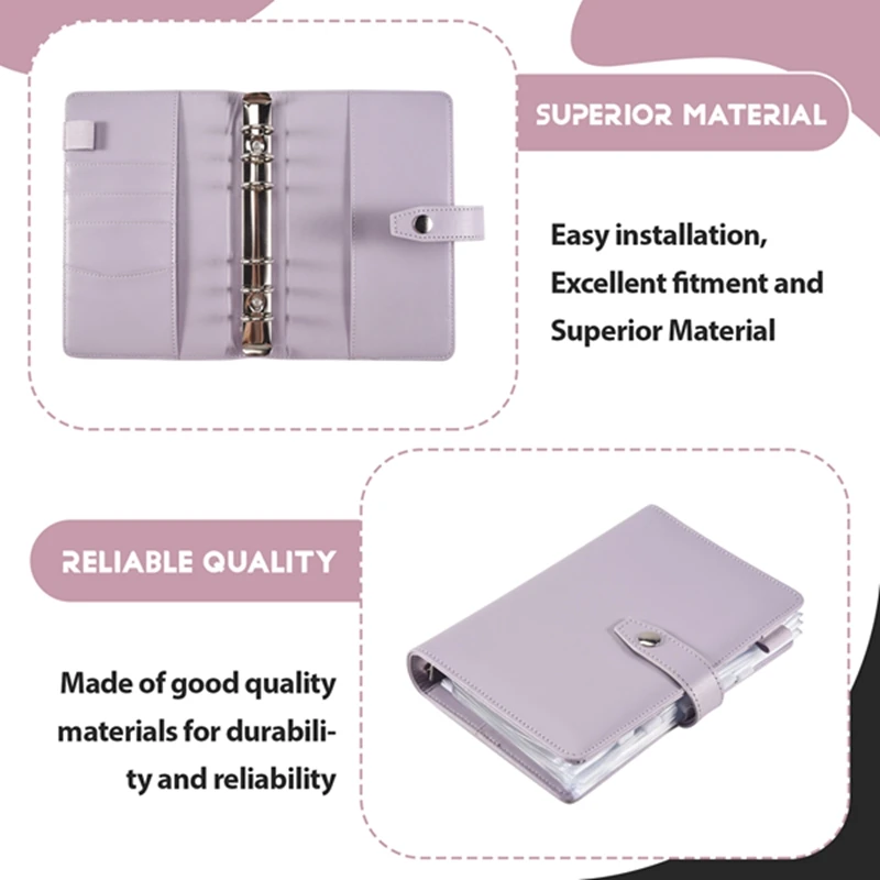 Budget Binder With Zipper Envelopes,Cash Envelopes For Budgeting,Money Organizer For Cash,Money Envelopes Budget Sheet