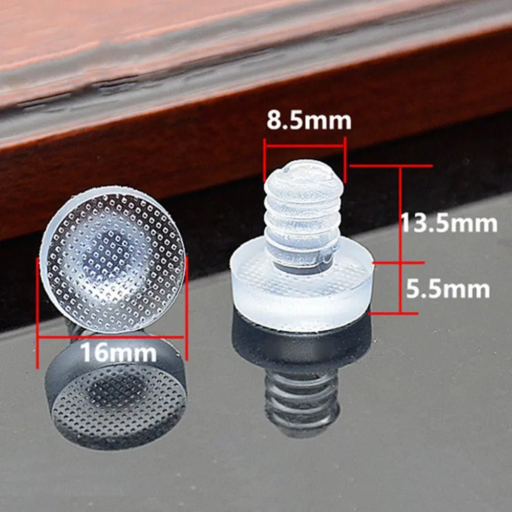 

Transparent Transparent Anti collision Door Bumper Rubber Stem Bumpers Foot Pad Hole Plugs Fasteners