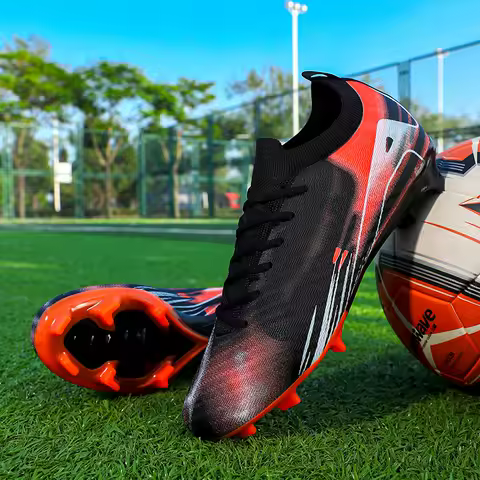 Men Football Field Boots Professional Society Cleats Original Youth Soccer Shoes Grass Training Kids Non Slip Football Shoes