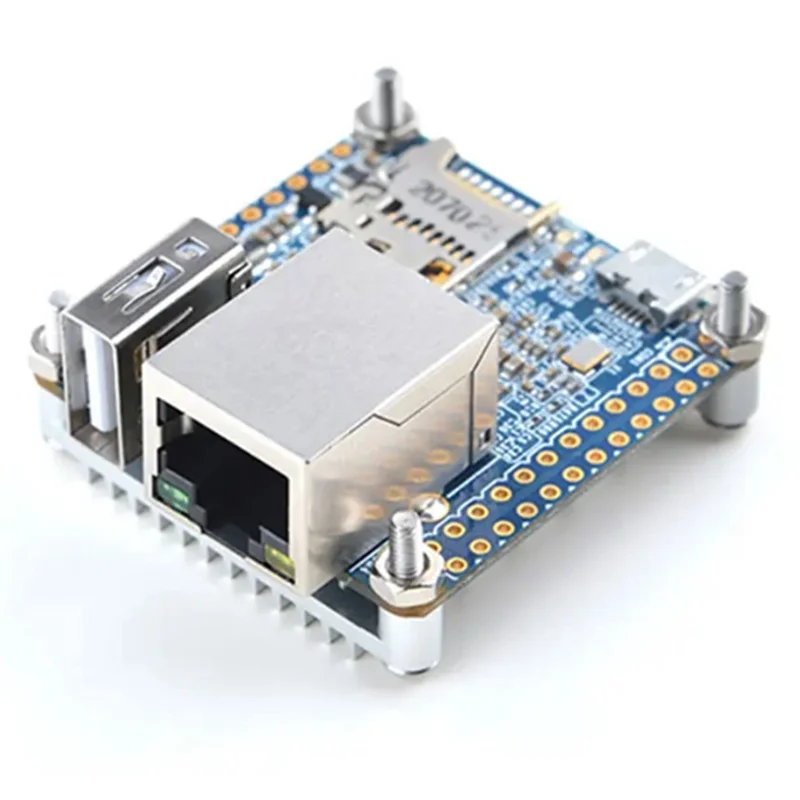 

Хорошо изготовленный радиатор для Nanopi NEO/Air/NEO2/Nanopi NEO Core Allwinner H3, макетная плата, радиатор, прочный, простая установка