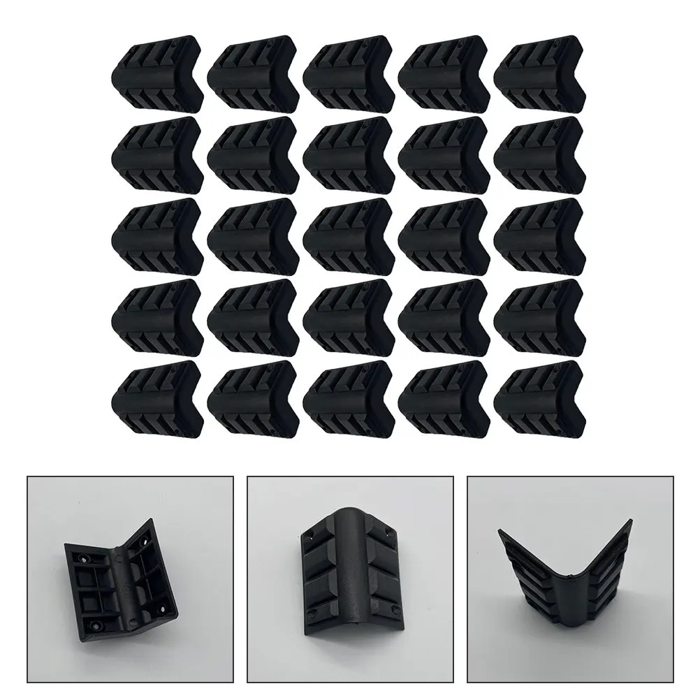 25pcs Plastic Corner Protectors for Speakers & Amp Boxes – Anti-Collision Protective Edge Guards