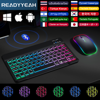 Wireless Bluetooth Keyboard and Mouse for Android iOS Windows Backlight Keyboard for Huawei Xiaomi Apple Phone Tablet Keyboard