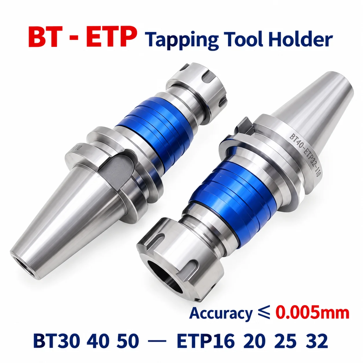 BT30 BT40 BT50 ETP16 ETP20 ETP25 ETP32 TER16 TER20 TER25 TER32 CNC Tapping Tool Holder ER Collet Chuck for Milling Machine