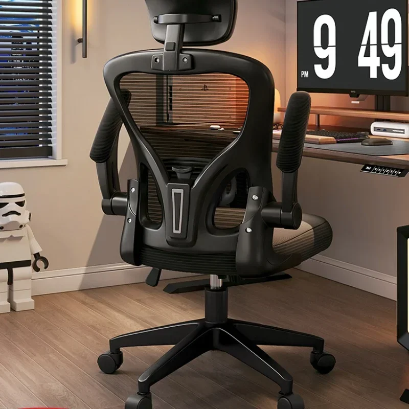 Escritorio ergonómico Silla de oficina Juegos de computadora Dormitorio Cómoda silla de oficina Brazo reclinable