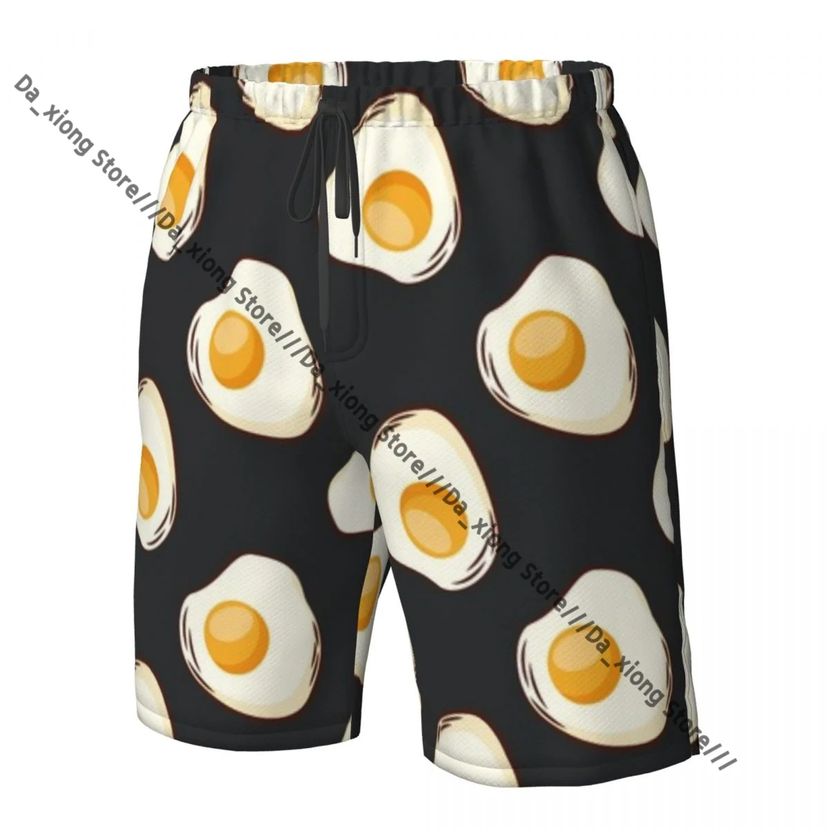 อาหารทอดไข่รูปแบบกางเกงขาสั้นว่ายน้ําแห้งเร็วสําหรับชายชุดว่ายน้ําชุดว่ายน้ํา Trunk ชุดว่ายน้ําชายหาด
