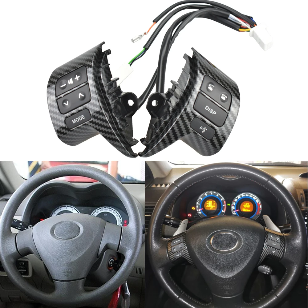 

Bluetooth Steering Wheel Audio Control Switch 84250-02200 84250-12020 For Toyota Corolla ZRE15* 2006-2009