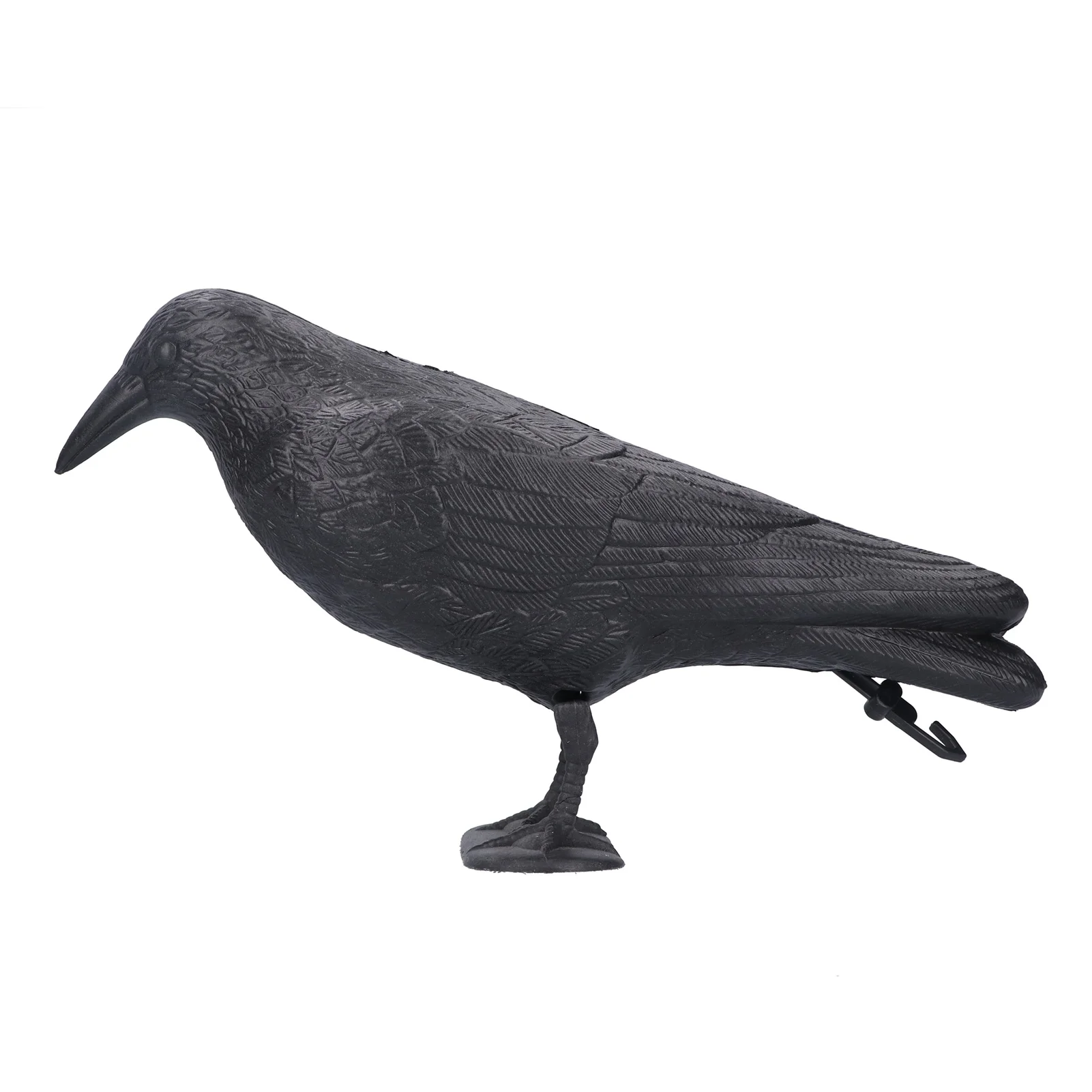 Simulation Plastic Crow Statue Hunting Bait Decoys Tool for Outdoor Garden Decoration