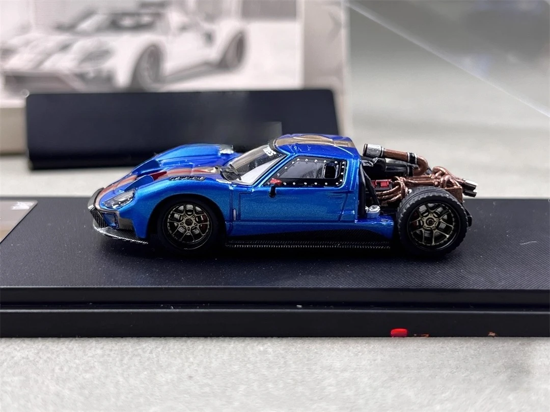 ライノモデル-rm-1-64-gt40-ブルー-マグネティックアトラクションキャップ-ダイキャストモデルカー