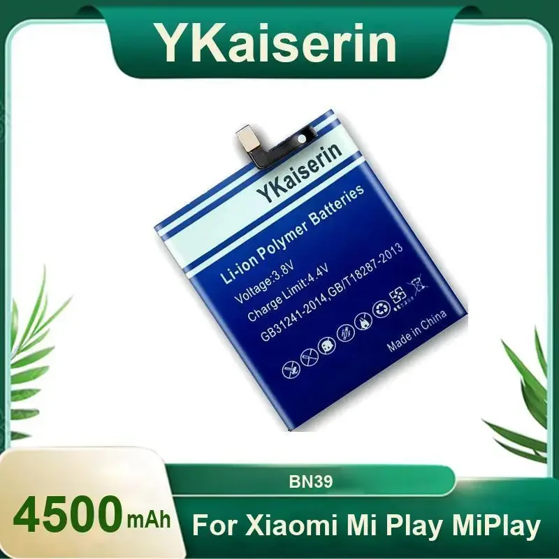 

Сменный аккумулятор YKaiserin BN39 BN 39 для Xiaomi Mi Play MiPlay, аккумуляторная батарея для телефона 4500 мАч + бесплатные инструменты