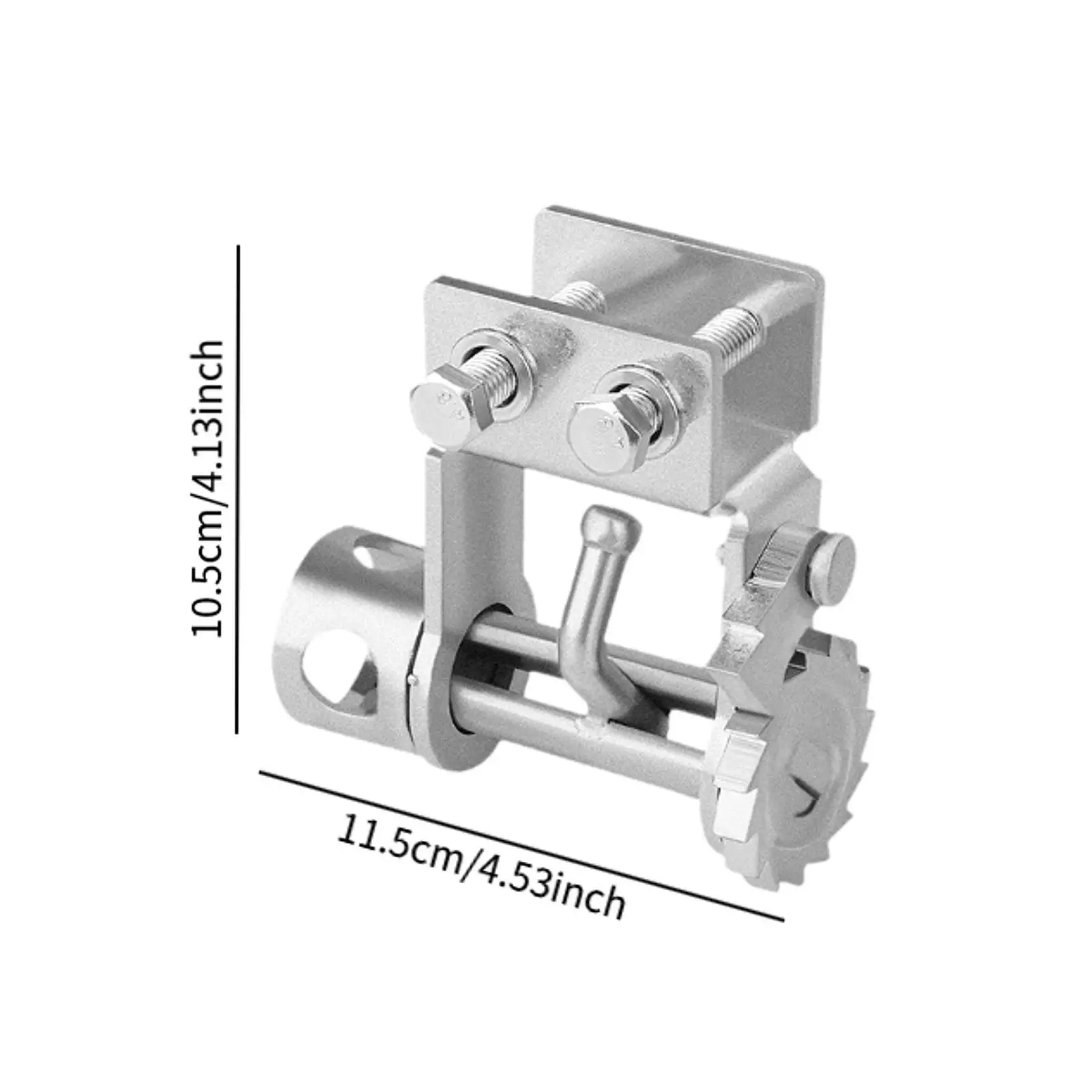 Truck Trailer Sliding Winch Tie Down Ratchet Rustproof Heavy Duty Steel Cargo Tightener for Semi Weld