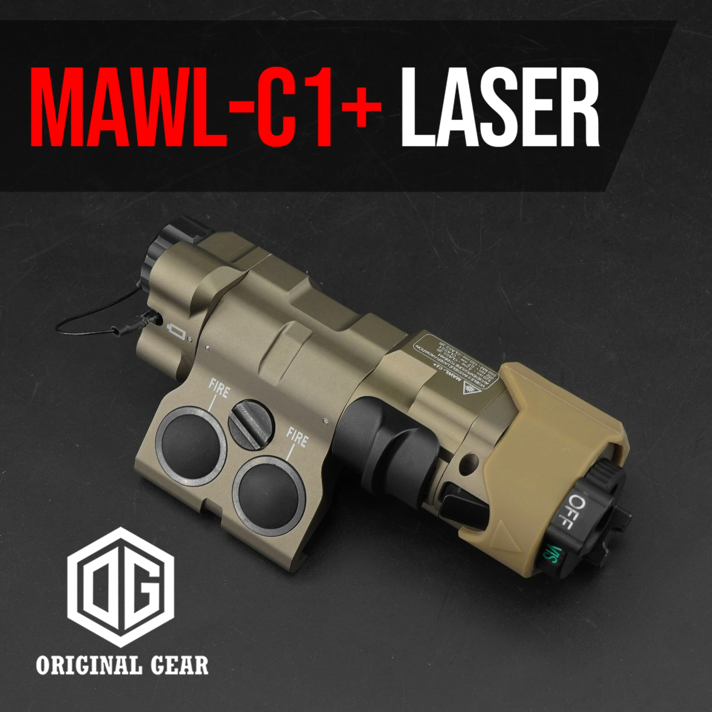 

Tactical MAWL-C1+ MAWL-C1 MAWL C1 Laser IR Laser Aiming Device Visible laser and ir laser Hold Zero 2024 ver High Quality