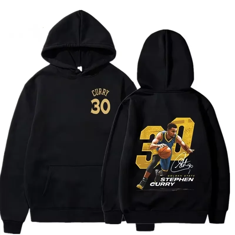 2025 nueva calle estilo Hip-Hop moda Nba baloncesto estrella impresión hombres Tops Otoño e Invierno Sudadera con capucha de manga larga hombres y mujeres