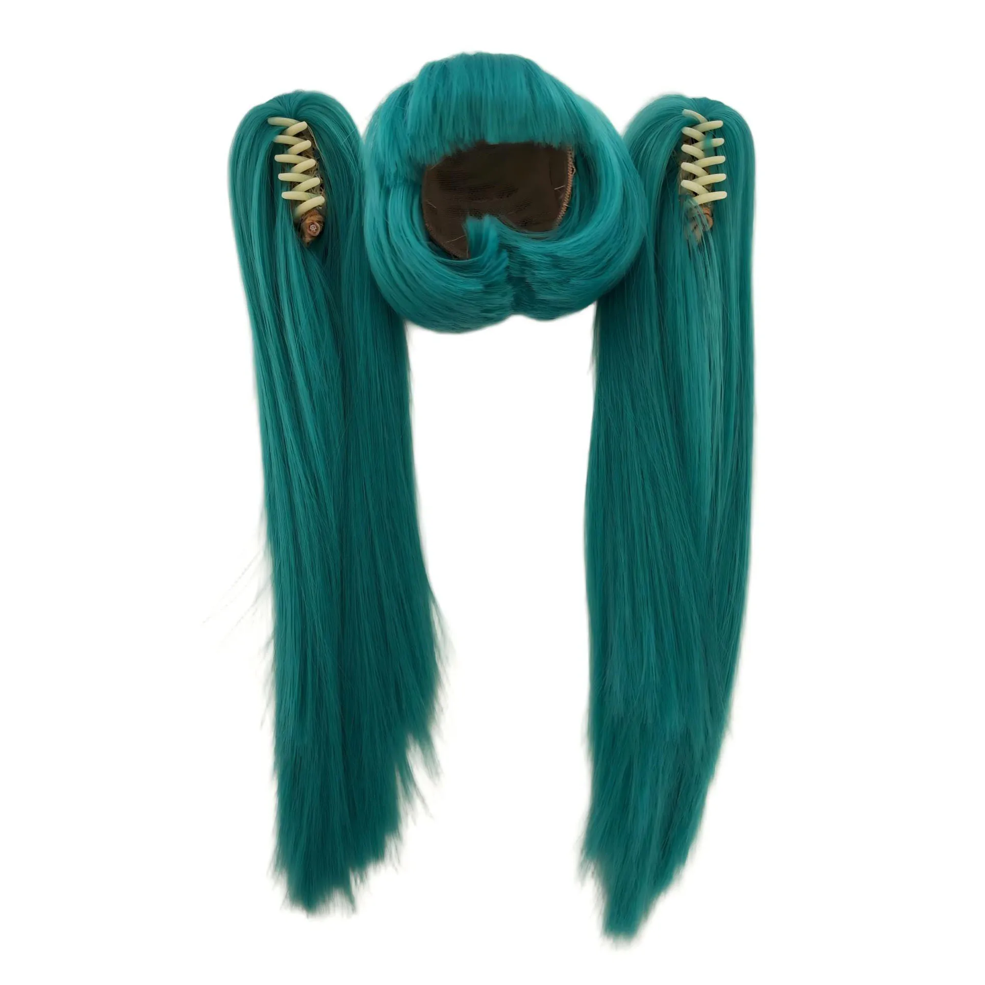 

1/3 1/4 1/6 1/8 BJD SD baby high temperature fiber wig lovely double horsetail wig detachable with tiger doll wig hair