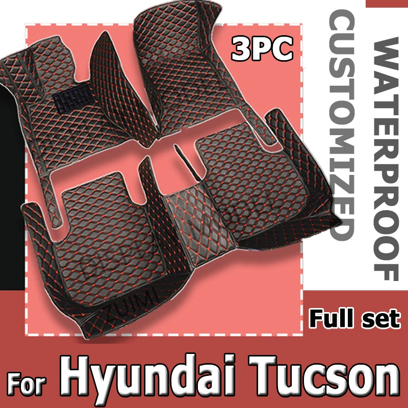 Tappetini auto per Hyundai Tucson 2015 2016 2017 2018 tappetini auto personalizzati copertura del tappeto dell\'automobile