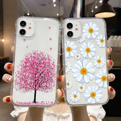 A53 5G Case For Samsung A54 5G A33 A34 A52S A12 A13 A14 A31 A22 A21S A32 A50 A51 S22 Plus S21 S20 FE S23 Ultra Flower Soft Cover