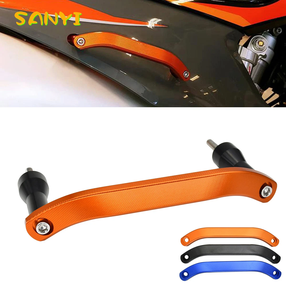 Motorcycle Handrail Lever Rear Grab Handle For KTM EXC SX XC XCW EXCF SXF XCF XCFW SMR 125 150 200 250 300 350 450 500 2020-2023