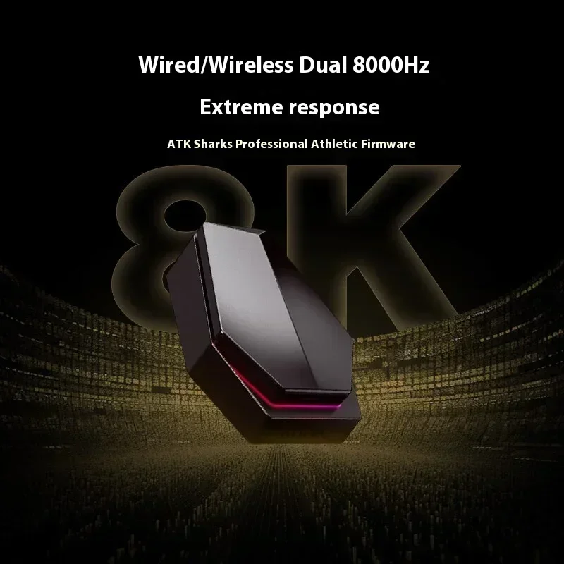 Imagem -02 - Atk Blazing Sky x1 Series Wireless Gaming Mouse Paw3950 Dual-mode Bluetooth 8k Return Lightpeso pc Gamer Acessórios