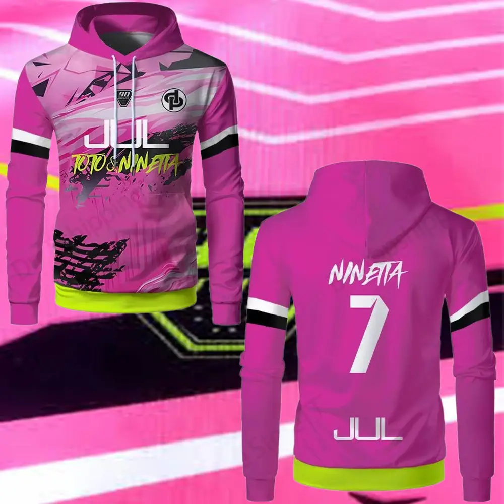 Hoodie 3D Print New Jersey 90 Minutes Serie MM9 JUL 2025, Hoodie Kasual Fashion Pria Wanita, Sweatshirt Olahraga, Baju Olahraga Pria