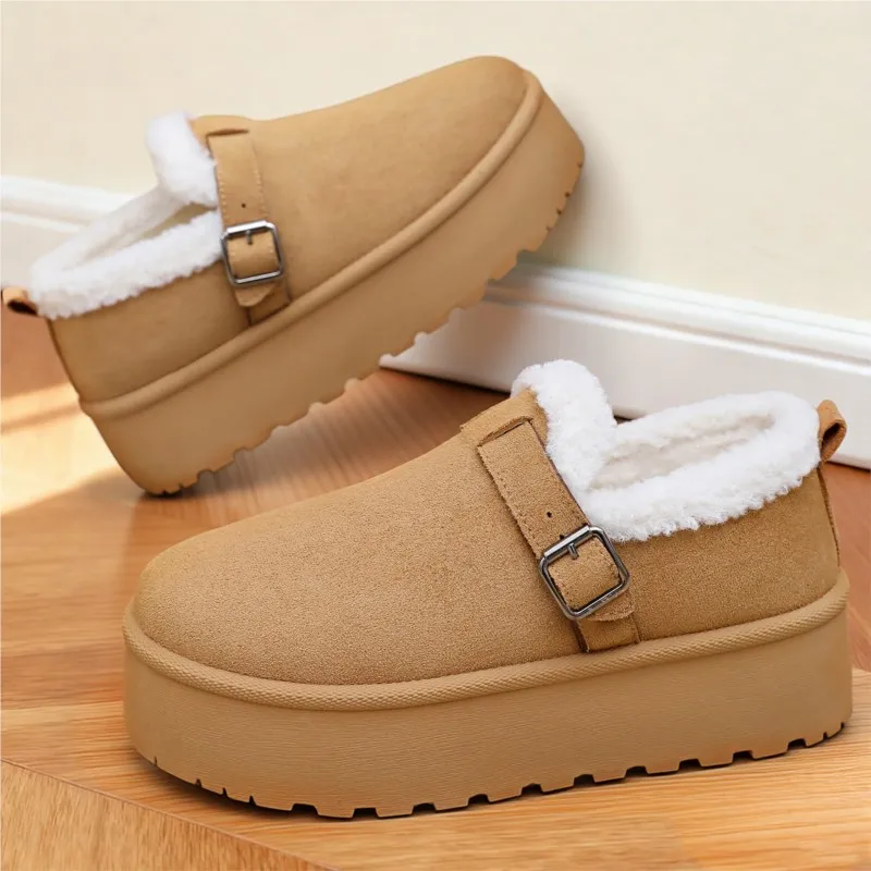 

Boots Woman Snow Plush Women Booties Waterproof Woman Shoes Lightweight Ankle Boots Platform Botas Mujer Winter Shoes Boots