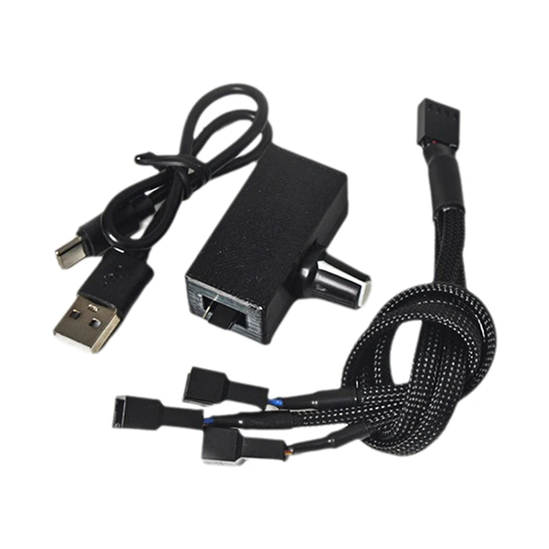 ABHU PWM سرعة تحكم 12 فولت 4Pin PWM مروحة محافظ USB TYPE-C إمدادات الطاقة لتقوم بها بنفسك مبرد تبريد المياه
