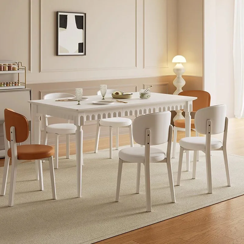 

Rectangle Minimalist Makeup Dining Table Modern Office Apartmen Square Tables Simple Groceries Muebles De Cocina Home Furniture