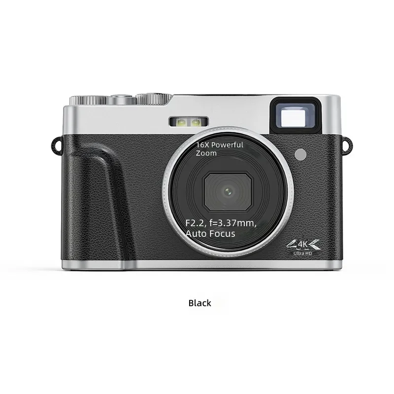 4K HD Retro Digital Camera, Macro Shooting, Student Micro Single Camera For Photography