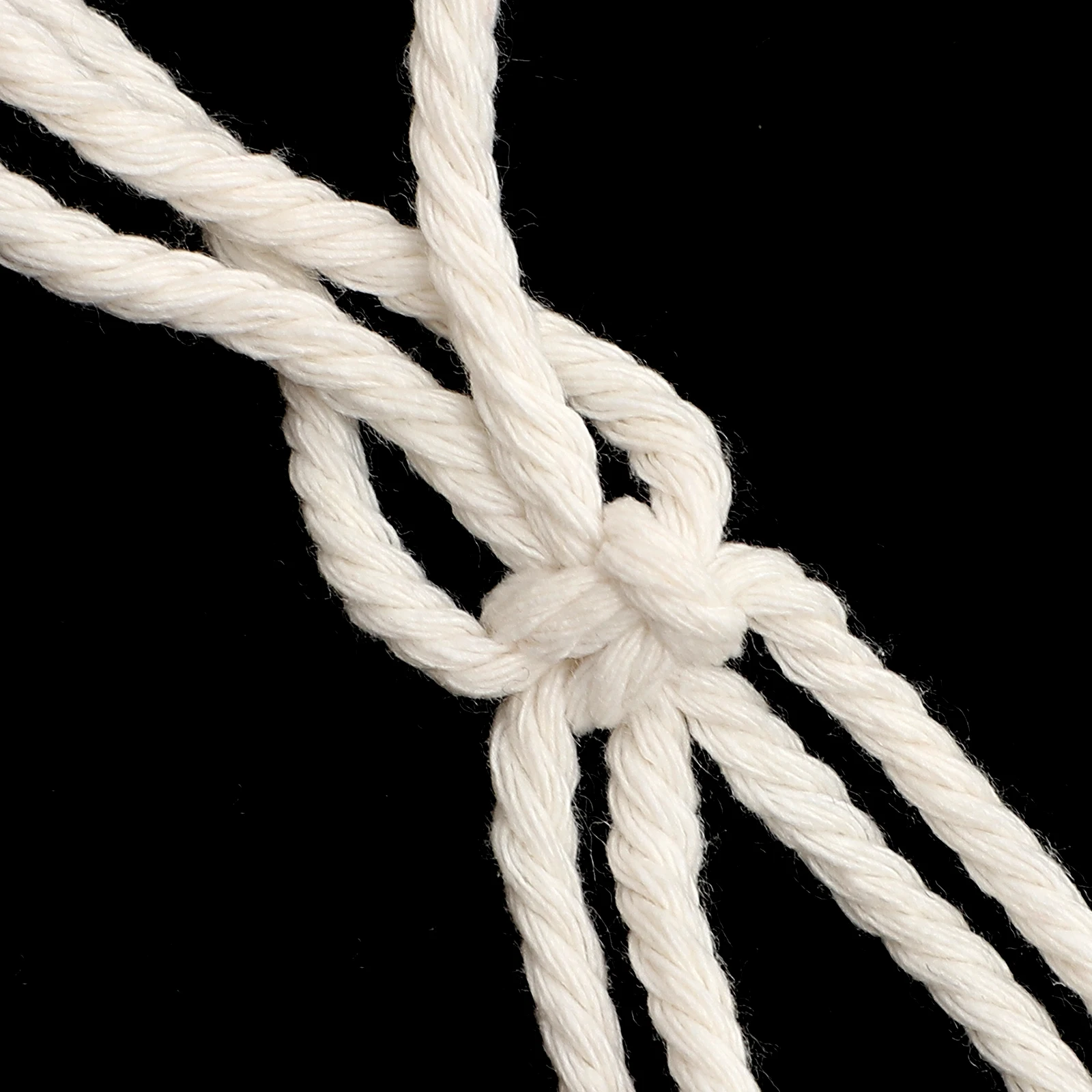 

2Pcs Cotton Rope Macrame Plant Hanger Indoor Hanging Basket Flower Pot Holder Woven Bohemian Style Home Decor