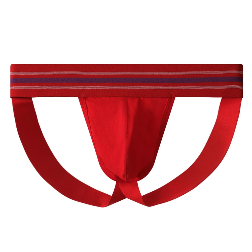 1 قطعة الرجال تنفس القطن ثونغ محدب سراويل داخلية مثير ثونغ الساخن مثلي الجنس g-سلسلة Bottomless بانتي مثير الملابس الداخلية #2