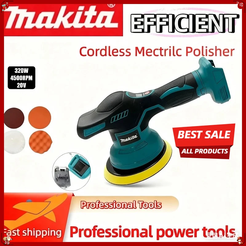 

Makita 8 Gears Digital Display Cordless Car Polisher Electric Polisher Auto Car Waxing Polishing Machine For Makita Battery