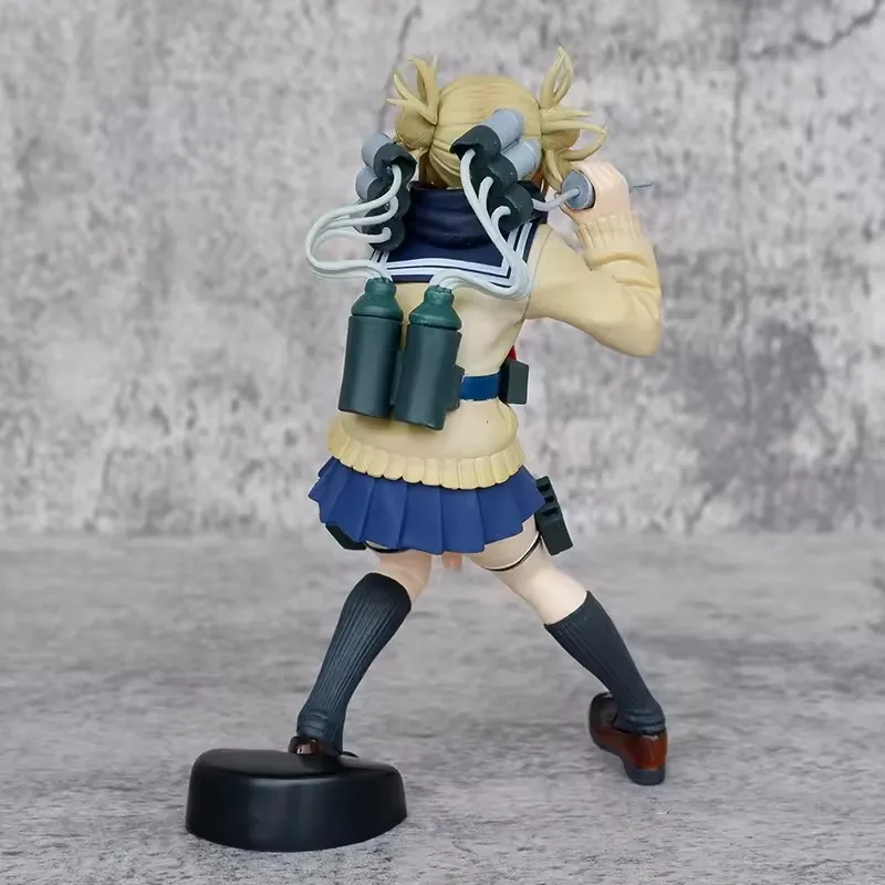 17 cm Anime My Hero Academia Himiko Toga JK Action PVC Figure Age of Heroes Deku Fighter Boku no Hero Academia Modello da collezione