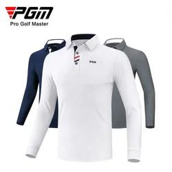 PGM t-Shirt da Golf a maniche lunghe da uomo Polo invernale da Golf abbigliamento autunnale per uomo abbigliamento YF095 YF445