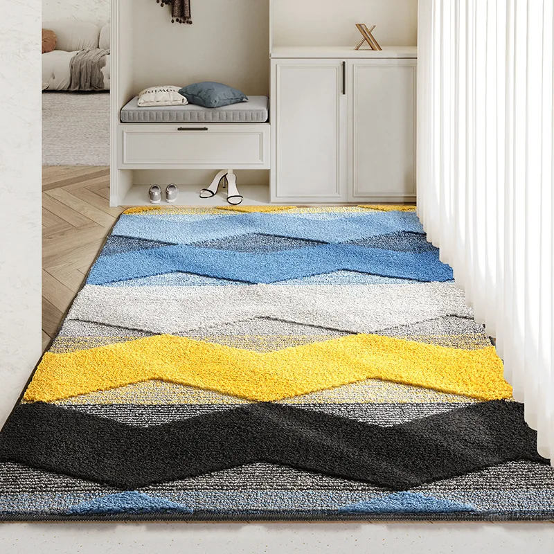 Household Dust Removal Entrance Mat | Super Absorbent & Heavy-Duty Wear-Resistant | TPR Non-Slip 3D Suede Surface for Home Floor