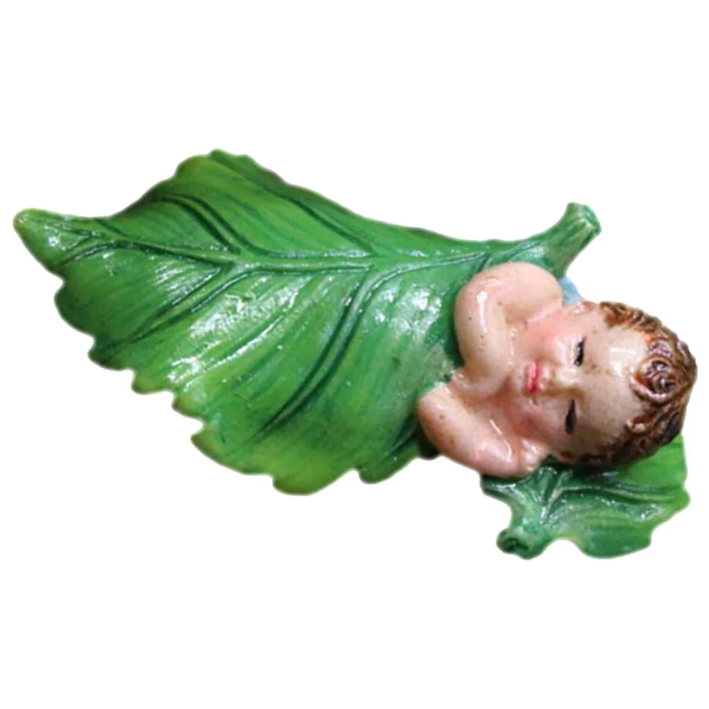 

to Sleep Fairy Statue Ornament Baby Accessories Resin Decoration