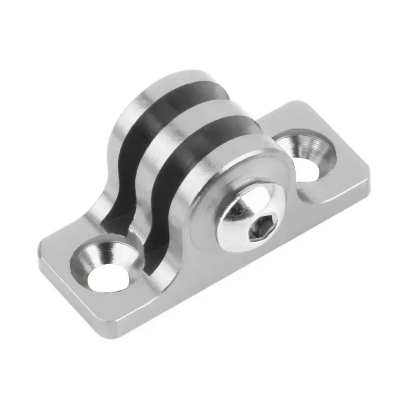 Adaptador de fondo plano Universal CNC, montaje de conector de Base para Gopro HD Hero 7 6 5 4 3 Sjcam Yi, cámara de vídeo de acción deportiva