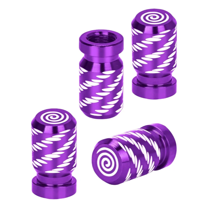 

4PCS Aluminum Alloy Tire Valve Stems Universal for Cars Off-Road Motorcycles Bicycles