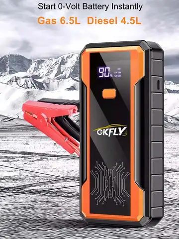 GKFLY 보조베터리 4000A 점프 스타터 휴대용 충전기 자동차 부스터 12V 자동 시작 장치 비상 자동차 배터리 스타터