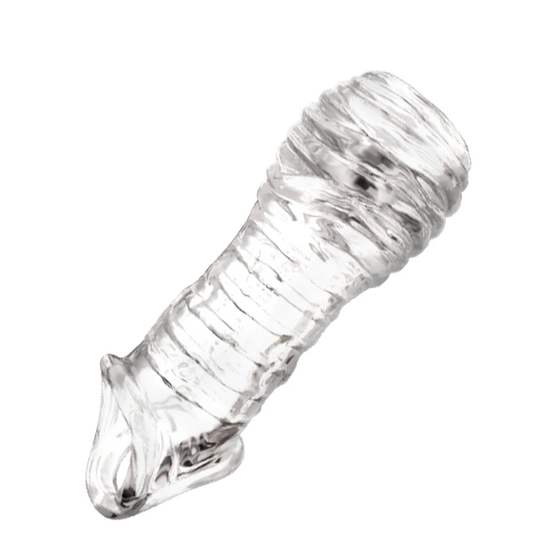 Reusable Soft Thick Spikes Penis Extender Condom Cock Sleeve Ring On Penis Condoms Enlargement Sex Toys For Men Erotic Sex Shop