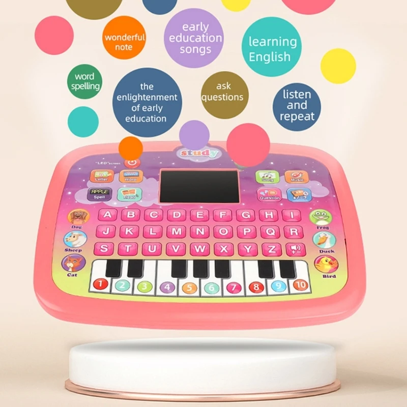 Singing Songs Toy Educational Computer For Kid English Learning Machine D5QF