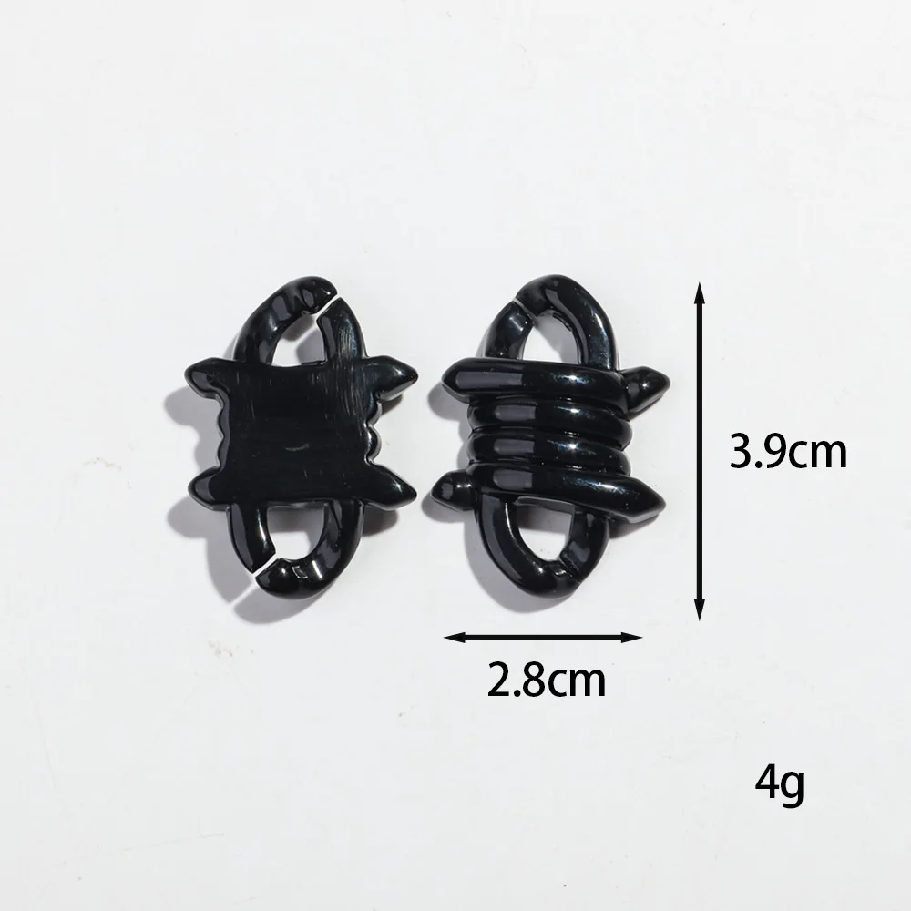 ブレスレット,ネックレス,ネックレスを作るためのアクリルチェーン,ジュエリーアクセサリー,10個