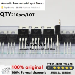 Aoweziic 2015+ 100% New Imported Original BT136 BT136-600D BT136-600E TO-220 Triac Three 600V 4A Terminal