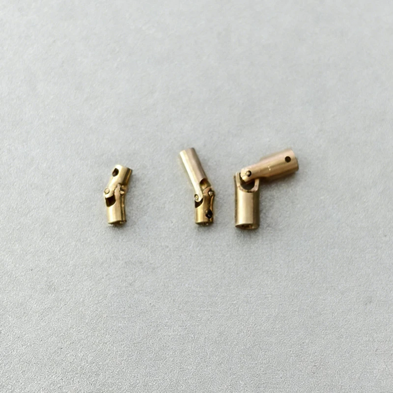 1PCS Static Modification 1.5/2mm Diameter 1mm Shaft Hole Brass Universal Joint Modified Accessories for 1/87 1/64 Scale RC Car
