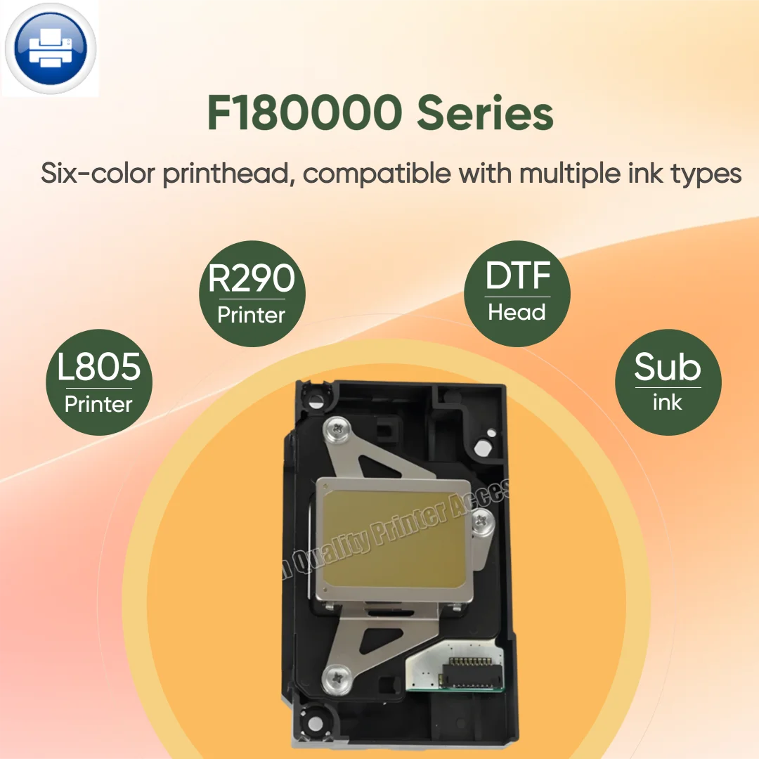 

Печатающая головка L805 F180000 100% оригинал для Epson L800 L801 L805 R280 R285 R290 R295 R330 T50 T59 T60 RX595 RX610 RX680 Печатающая головка