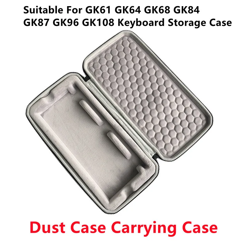 

Suitable For GK61 GK64 GK68 GK84 GK87 GK96 GK108 Keyboard Storage Case Dust Case Carrying Case