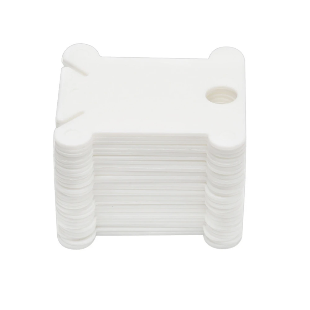 50PCS/Set Plastic Bobbins Floss Set Spool Thread Card Embroidery Floss DIY Stitch Organizer Holder Sewing Tools image 3
