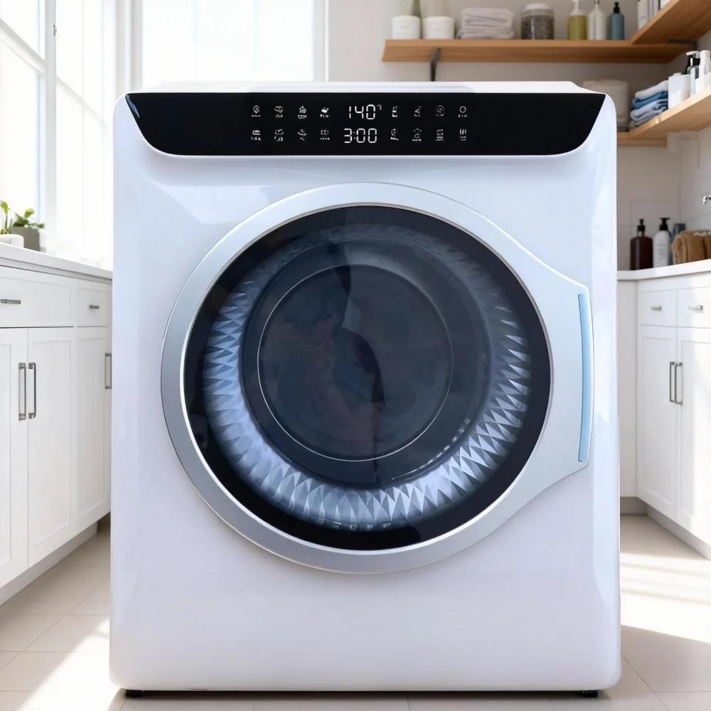 

Высокопроизводительная сушильная машина с барабаном из нержавеющей стали на 6 кг, автоматическая электрическая сушилка для одежды для домашнего использования